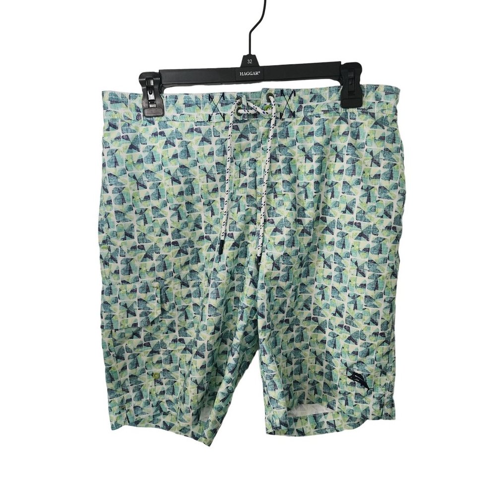 Tommy Bahama Mens 100% Recycled Polyester Swim Shorts Size Medium